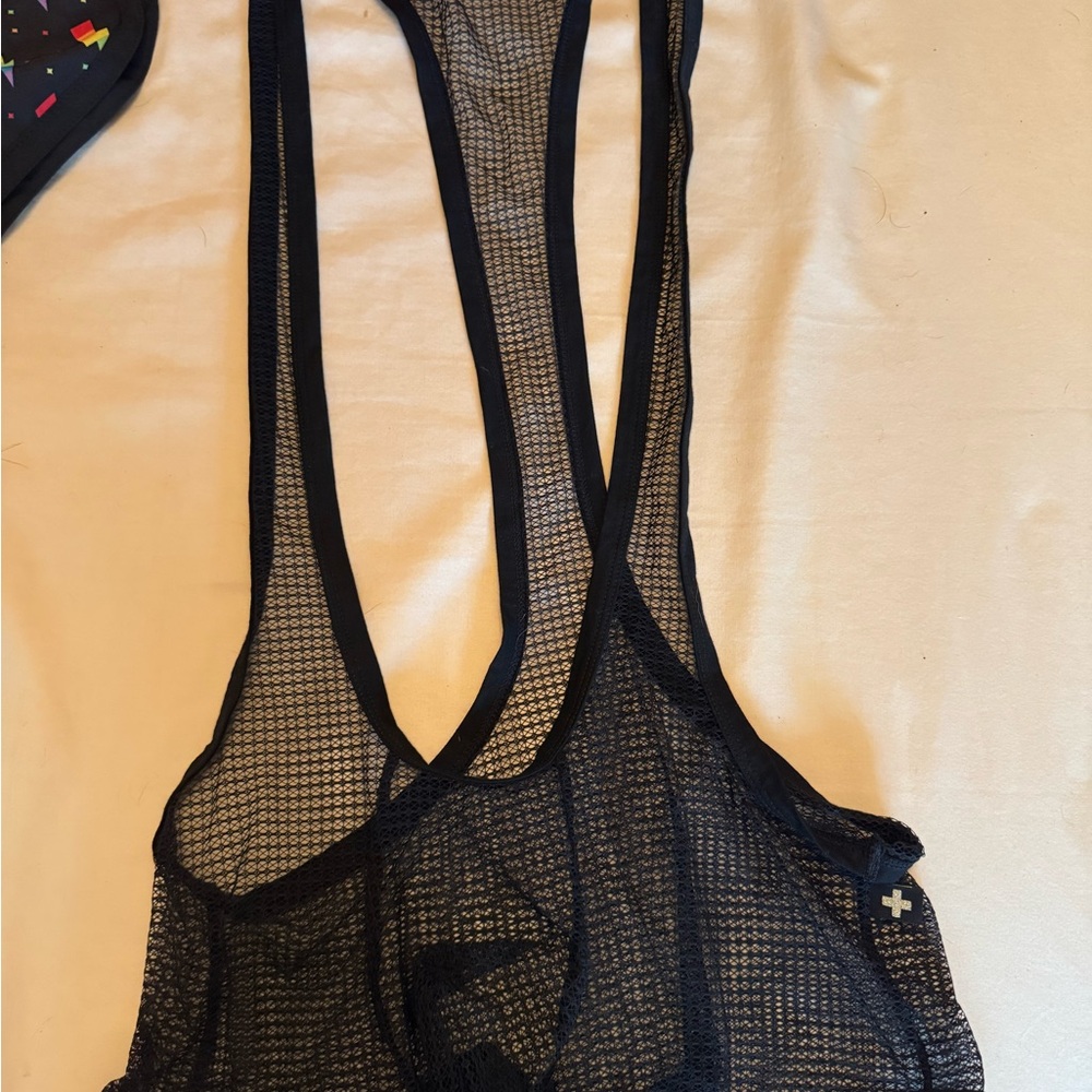 Black Mesh Intimate Bodysuit